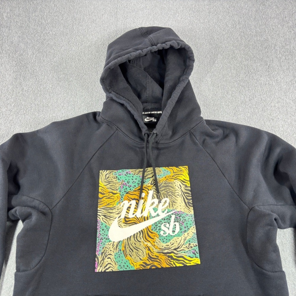 Nike SB Hoodie Black S Pullover Hoodie Animal Print